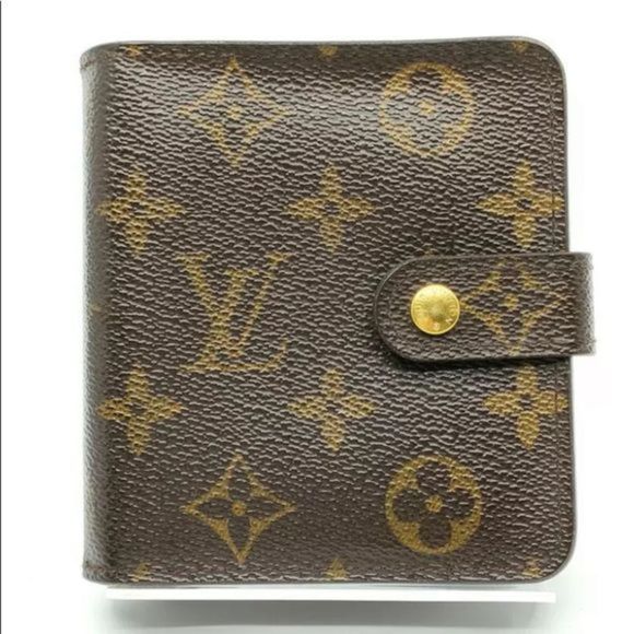 Louis Vuitton LV Wallet Compact Zip M61667 Browns Monogram 1910916 - Picture 1 of 12